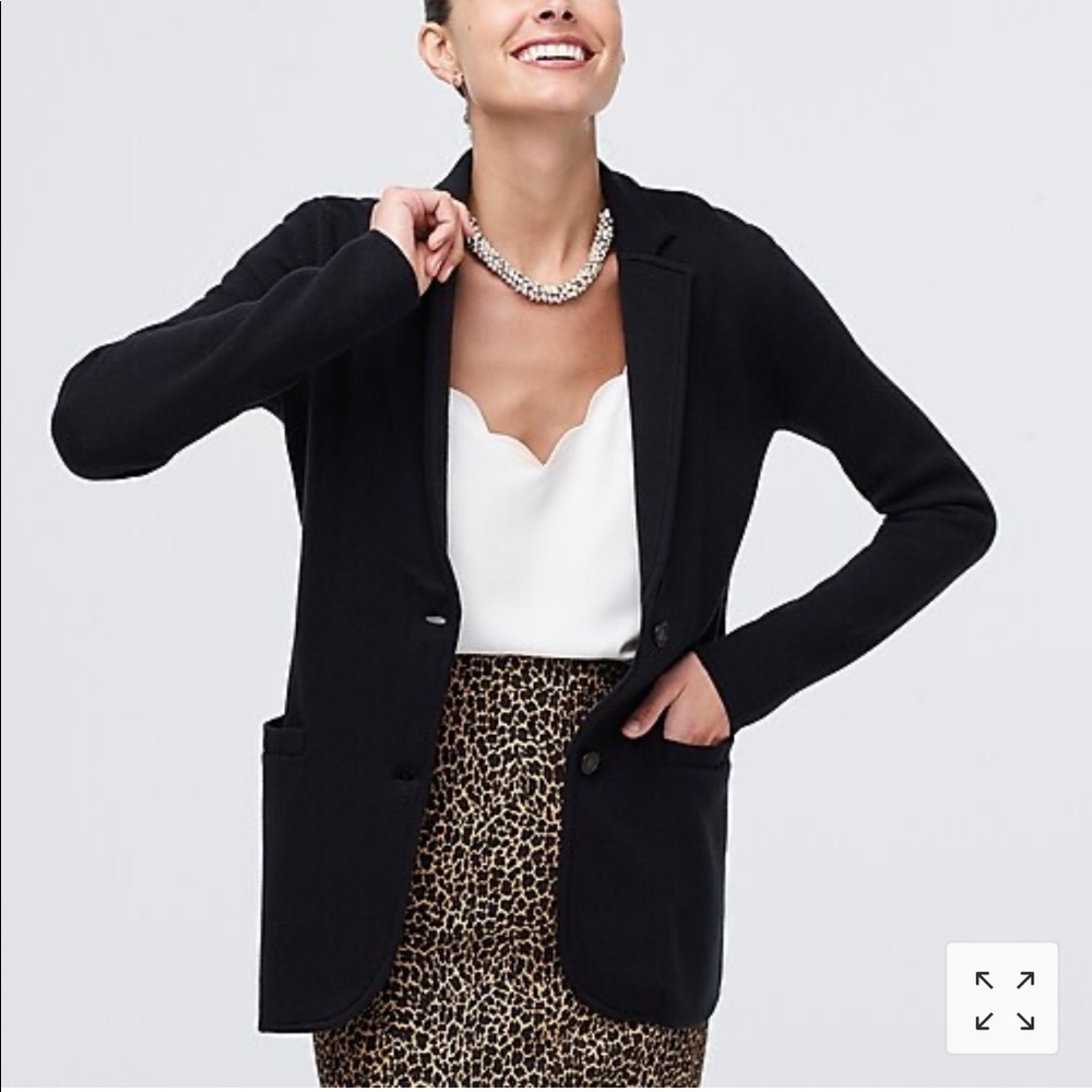 JCrew factory sweater blazer